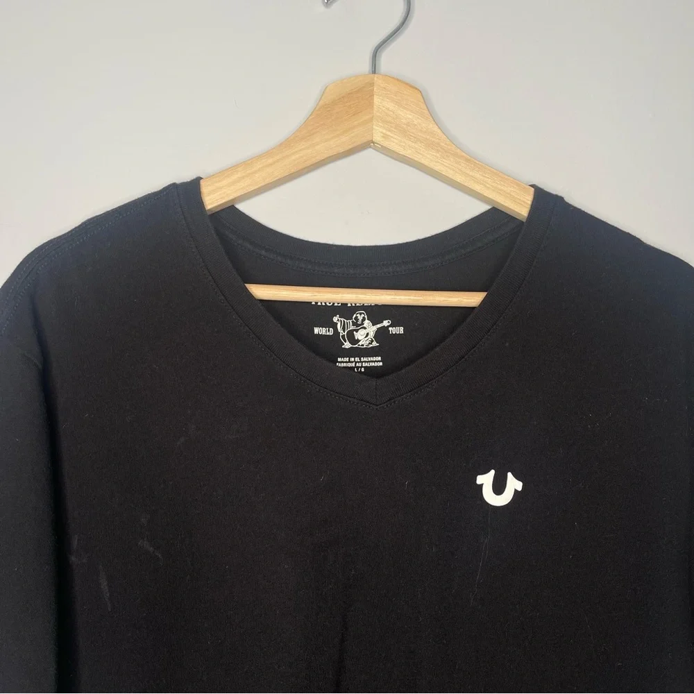 Men’s Large True‎ Religion graphic logo tee t shirt